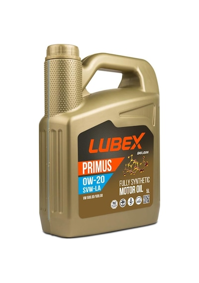 Lubex Primus Svw-La 0W-20 Dpf Partiküllü Tam Sentetik Motor Yağı 4 L