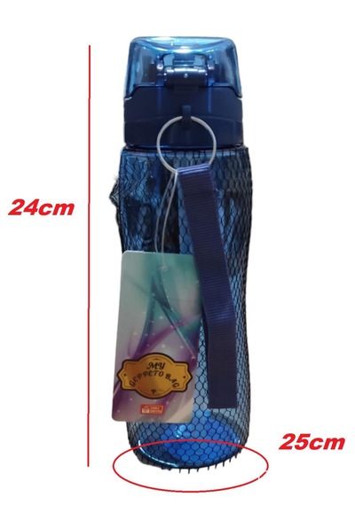 My Geppeto Bag Bpa İçermeyen, Kilitli Kapak, Tritan,pipetli Matara Suluk 750 Ml
