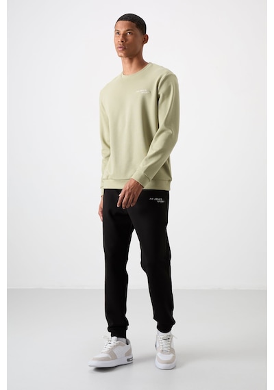Tommy Life Çağla - Siyah Pamuklu Kalın Yumuşak Dokulu Comfort Fit Nakışlı Erkek Eşofman Takım - 85254 Yeşil - Siyah Tommy Life Çağla - Siyah Pamuklu Kalın Yumuşak Dokulu Comfort Fit Nakışlı Erkek Eşofman Takım - 85254 Yeşil - Siyah