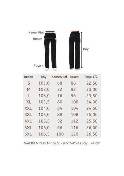 Penyebizden Extra Yumuşak Uzun Viskon Pantolon Home&outdoor-siyah