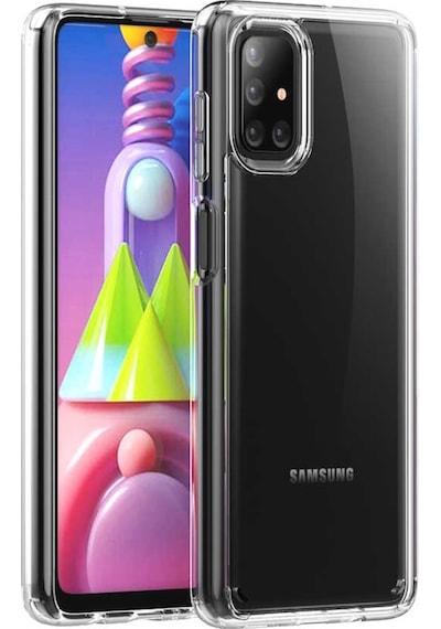 Samsung Uyumlu Galaxy M51 Kilif Full Seffaf Sararmaz Kapak 424416347