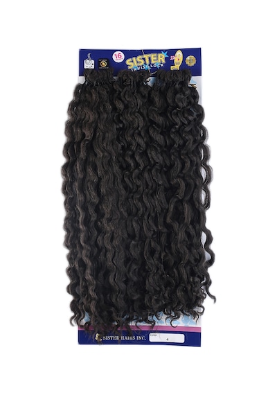 Sister Afro Dalgası Saç-kahverengi 4