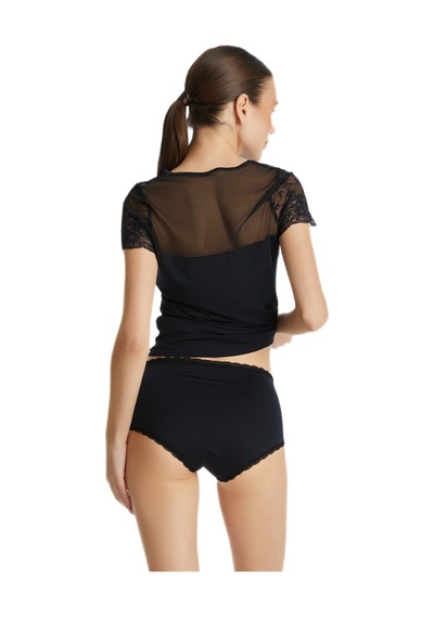 Blackspade Kadın Slip Külot Dantelli 1773 Siyah