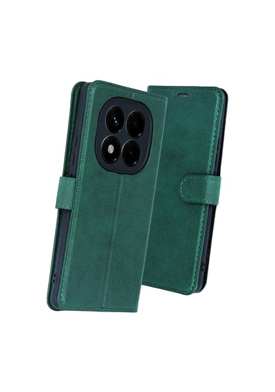 Xiaomi Redmi Note 15 Pro 4g Trend S Plus Kapaklı Kılıf - Yeşil Evimdeyokyok