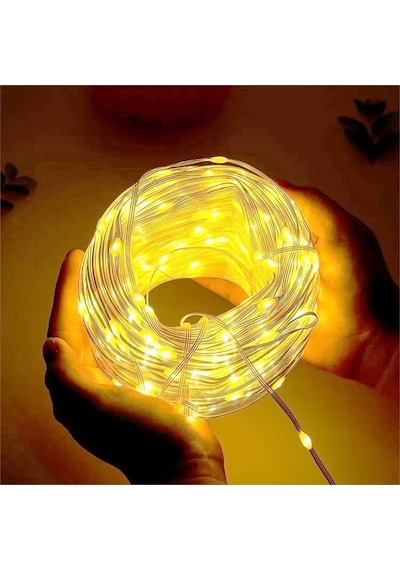 Vıp Curtaın Lamp Ip64 10 Dallı 2.60x2 Metre Dış Mekan Salkım Led Işık Gün Işığı Dökme Led Kumandalı Gün Işığı