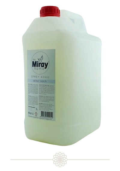 Miray Home Beyaz Sabun Oda ve Kumaş Kokusu 5 L