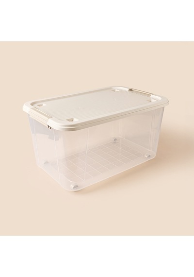 Living Agata Organizer Kutu - Şeffaf - 50 Lt Çok Renkli