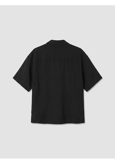 Lcw Vision Siyah Loose Fit Erkek Gömlek