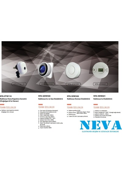Neutron Nta-Gna8545 Gsm Gprs Pstn Kablolu Kablosuz Alarm Seti Pır Mk Hariç