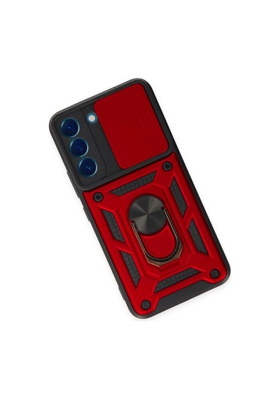Samsung Galaxy S23 Kılıf Pars Lens Yüzüklü Silikon