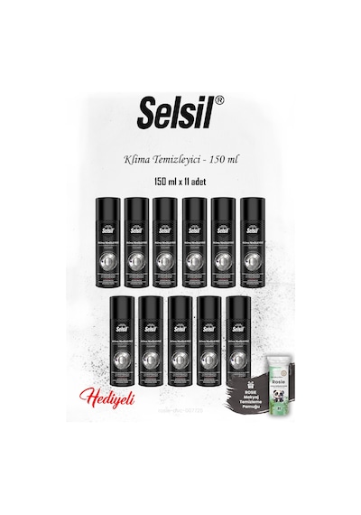 11 Adet Selsil Klima Temizleyici 150 Ml, Rosıe