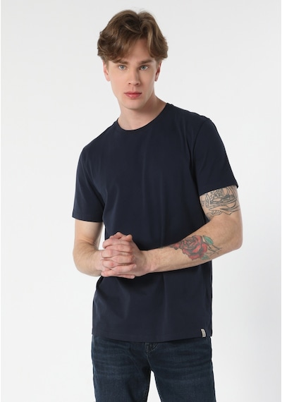 Colin's Colins Lacivert Erkek Tshirt K.kol Lacivert