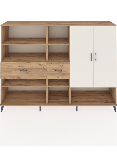 Hyperion Dolap 10 Raflı 2 Çekmeceli 2 Kapaklı 220x44x163 Çam-ayta Çam-aytaşı/çam Hyperion Dolap 10 Raflı 2 Çekmeceli 2 Kapaklı 220x44x163 Çam-ayta Çam-aytaşı/çam