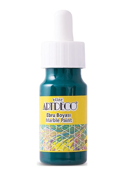 Artdeco Ebru Boyası 30 Ml Yeşil Y-016b-05 Çok Renkli