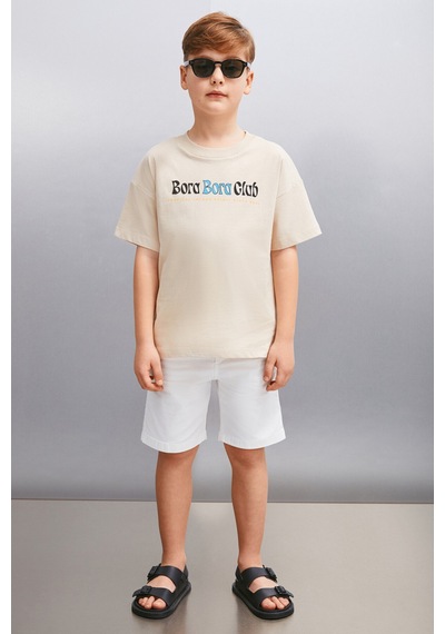 Grimelange ZANIS Erkek Bej T-Shirt