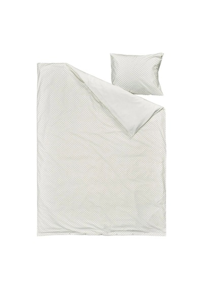 Ikea Bandknıppe Tek Kişilik Nevresim Takımı 150 X 200 Cm Beyaz - Yeşil