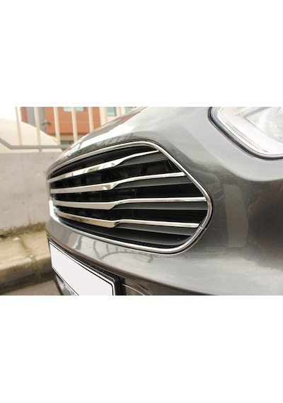 Ford Tourneo Courıer 2014-2018 Krom Ön Panjur P.Çelik 4 Prç