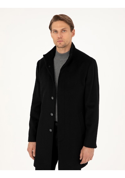 Pierre Cardin Erkek Siyah Palto 50291020-vr046 Siyah