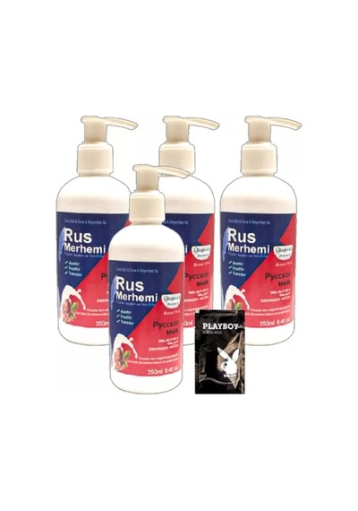 Sh Süper Playboy 4 Adetx 250 Ml Tüy Dökücü Krem Ceviz Sütlü &amp Cevizli Rus Merhemi + Yanında Jel Najmaddin