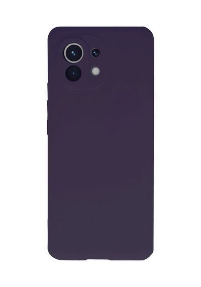 Xiaomi Mi 11 Uyumlu Kılıf Nano İçi Kadife Silikon - Mor