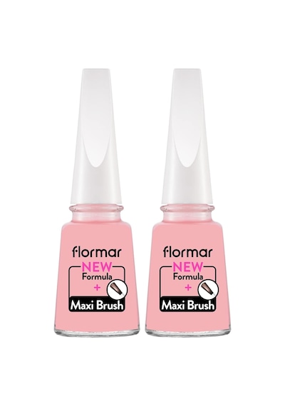 Klasik Parlak Bitişli Yüksek Pigmentli Oje Nail Enamel 077 Light Pink New 2 Paketi