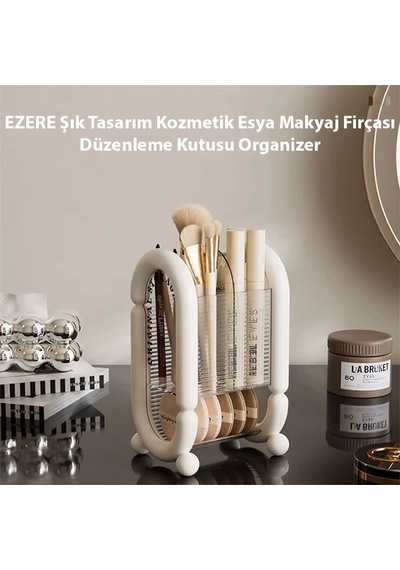Ezere Şık Tasarım Kozmetik Eşya Makyaj Fırçası Düzenleme Kutusu Organizer- 5775