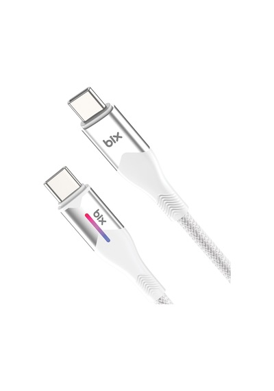 Bix BX05CC Type-C To Type-C 60 W Şarj Data Kablosu 1 M Beyaz