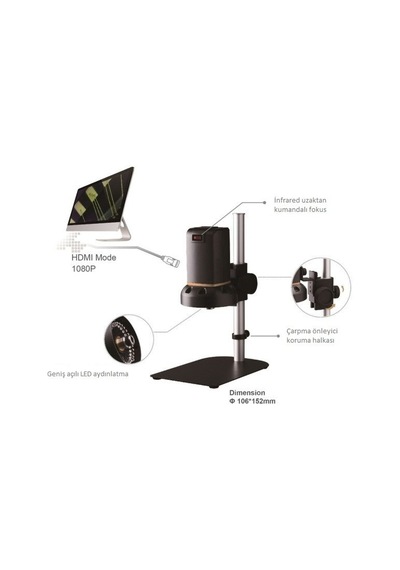 ProZoom Digi AF-HD Otofokus Dijital Mikroskop Seti