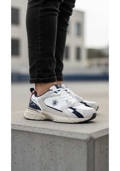 Lumberjack Ullyses Memory Foam Erkek Spor Ayakkabı 667800001341 05 Beyaz Beyaz