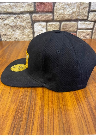 Hamze Mlb Nakış Hip Hop Snapback Rapper Basket Beyzbol Cap Şapka Siyah