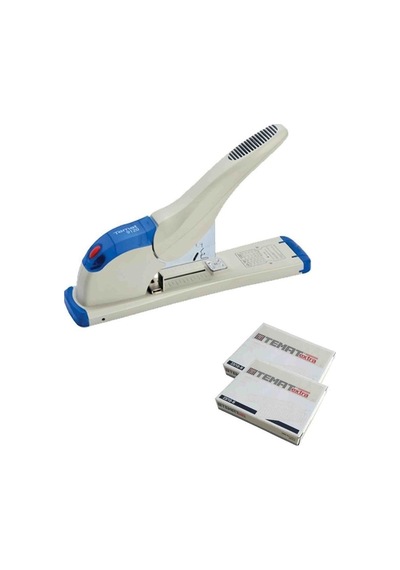 Temat 9120 Extra Güçlü Zımba Makinası Bej + 2 Adet Tel 23/10