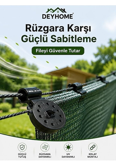 Deyhome Gölgelik Sabitleme Klipsi Uv Dayanımlı Sera, Bahçe Filesi, Gölgelik Tente Ve Tarım Ağı Sabitleyici K Diğer Deyhome Gölgelik Sabitleme Klipsi Uv Dayanımlı Sera, Bahçe Filesi, Gölgelik Tente Ve Tarım Ağı Sabitleyici K Diğer