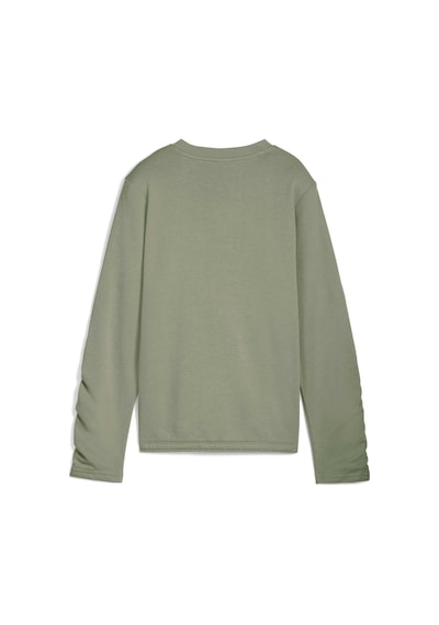 Puma Bowtıque Genç Bisiklet Yaka Sweatshırt 632219 82 Yeşil