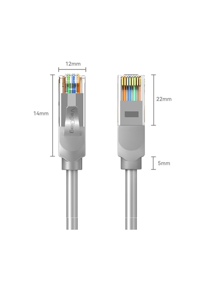 Veggieg Cat6e 1000mbps Utp Rj45 Gigabit Ethernet Kablosu 10 Metre