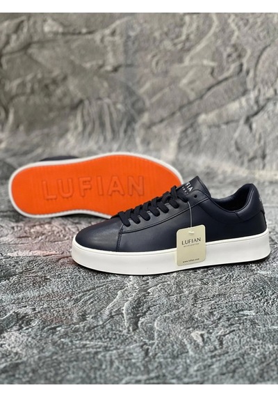 Lufian Anton Sneaker Erkek Deri Ayakkabı Lacivert 111230254 Lacivert
