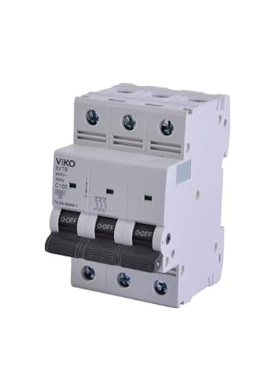6vtb-3c100 Otomatik Sigorta 6ka C Tipi 3 Kutup 100a