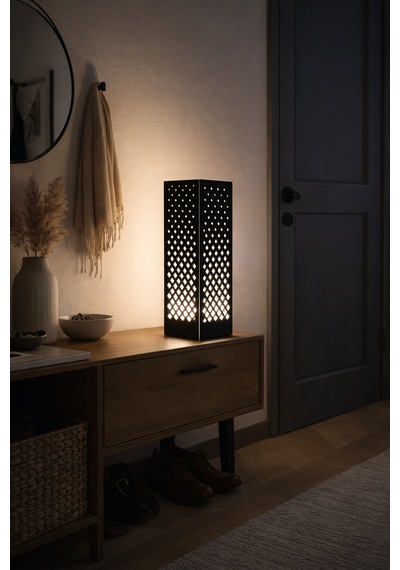 Modern Dekoratif Lamba / Aplik 55 Cm Işık Desenli, 4 Panelli Şık Ortam Aydınlatması Beyaz Diğer