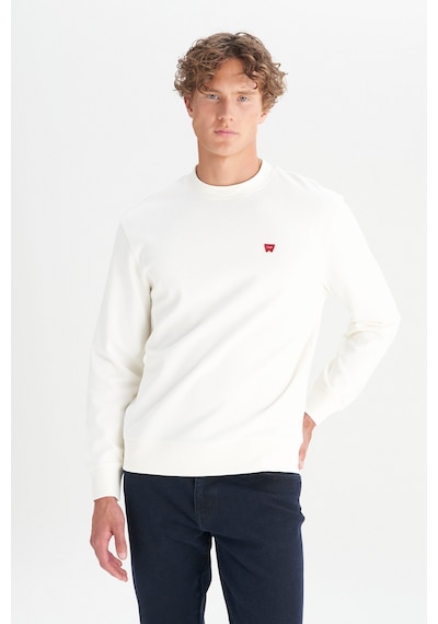 Wrangler Pamuklu Regular Fit Logo Detaylı Erkek Sweatshirt W2520255w02 Ekru