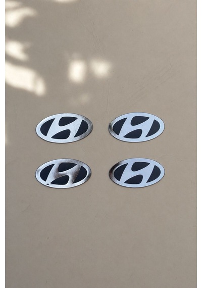 Hyundai Gri Jant Göbek Arma/etiket 4 Adet