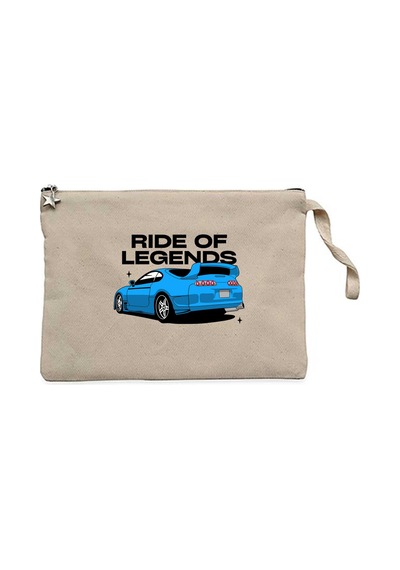 Toyota Supra Ride Of Legends Krem Clutch Astarlı Cüzdan / El Çantası