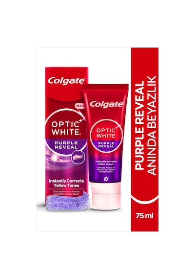 Colgate Optic White Purple Reveal Beyazlatıcı Diş Macunu 75 ML
