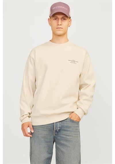 Jack & Jones Jack&jones Erkek Sweatshirt 12261386 Black Beauty Siyah