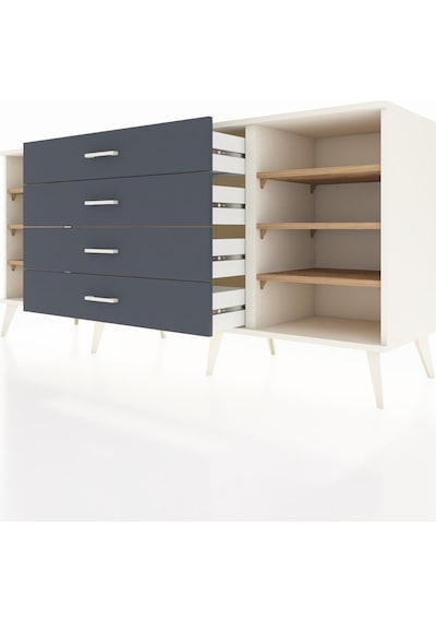 Hyperion Konsol 6 Raflı 4 Çekmeceli 176x44x83 Aytaşı-çam/antrasit Çam/antrasit Hyperion Konsol 6 Raflı 4 Çekmeceli 176x44x83 Aytaşı-çam/antrasit Çam/antrasit