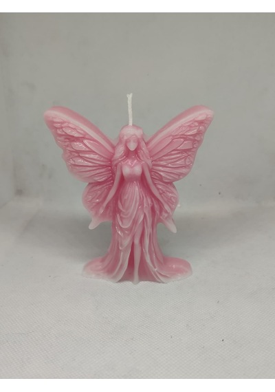 Dekoratif Melek Mum Pembe