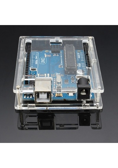 Robotistan Arduino Uno R3 Pleksi Kutu - Plexi Box For Arduino