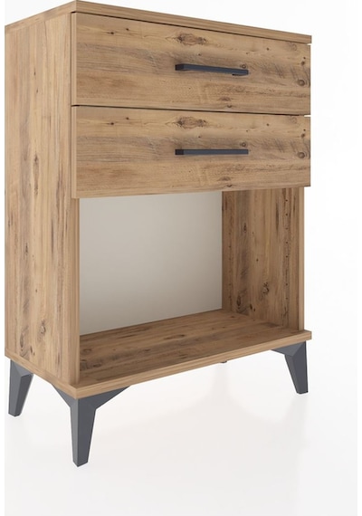 Arges Komodin 4 Çekmeceli 60x30x80 Çam-çam Çam