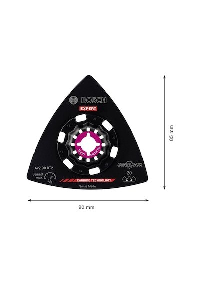 Bosch Expert Avz 90 Rt2 Starlock 20 Kum Zımpara Diski 2608900045