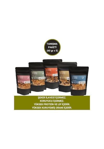 Tanışma Paketi - Mix Granola 60 Gr X 5