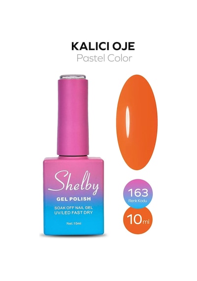 Shelby 10 Ml. A163 Pastel Renk Kalıcı Oje