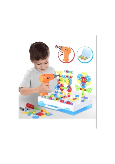 3d Yaratıcı 340 Parça Matkaplı Tamir Seti-eğitici Matkap Seti-oyuncak
